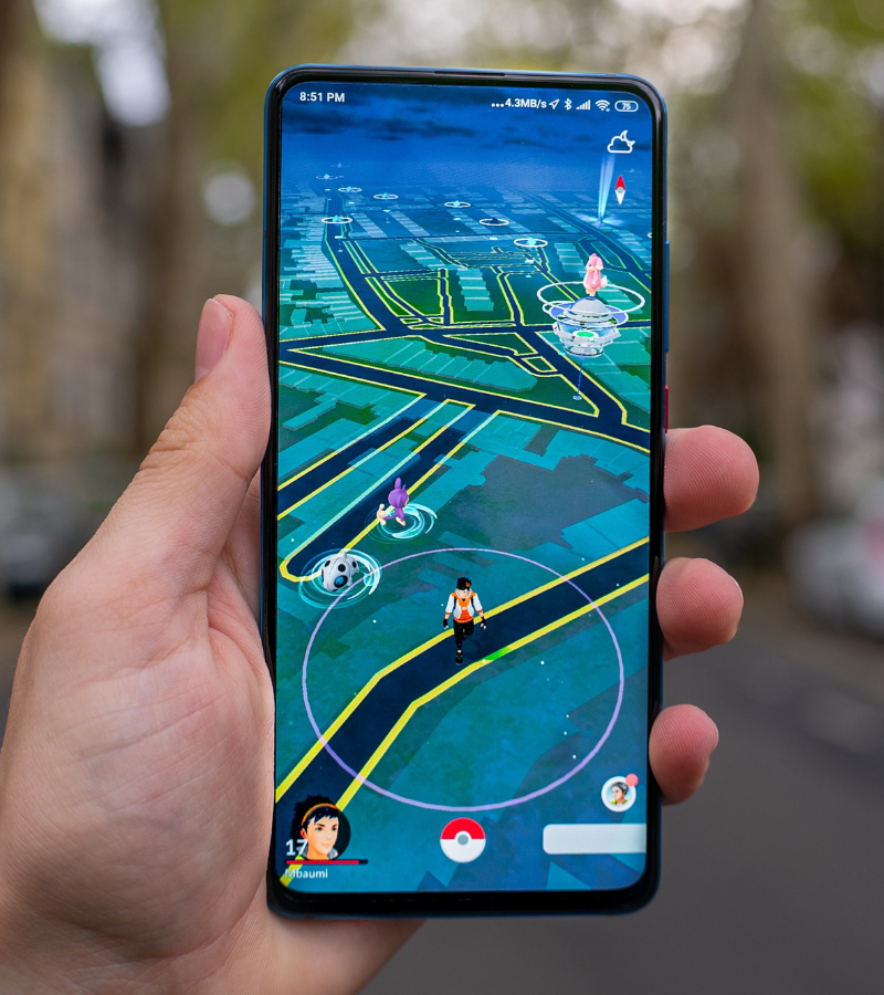 using AR navigation on phone