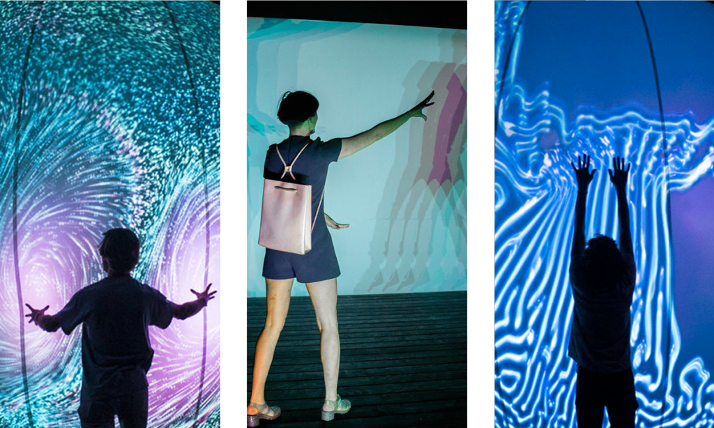 interactive screen installations